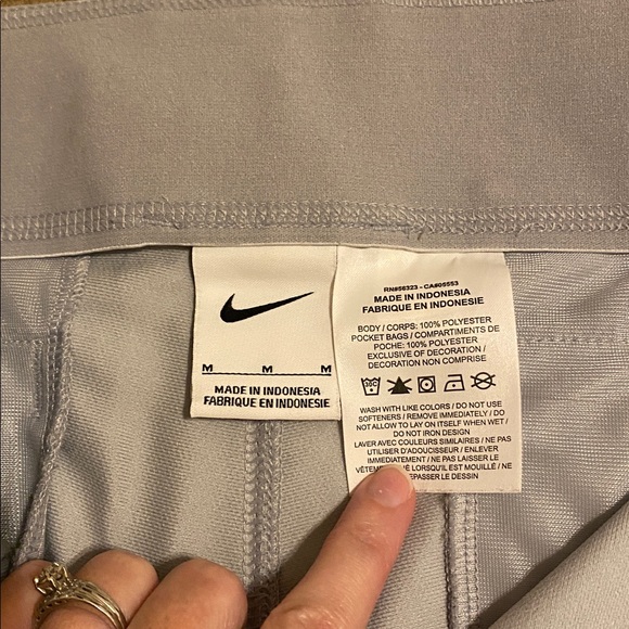 Nike Grey Baseball Pants M - Picture 2 of 6